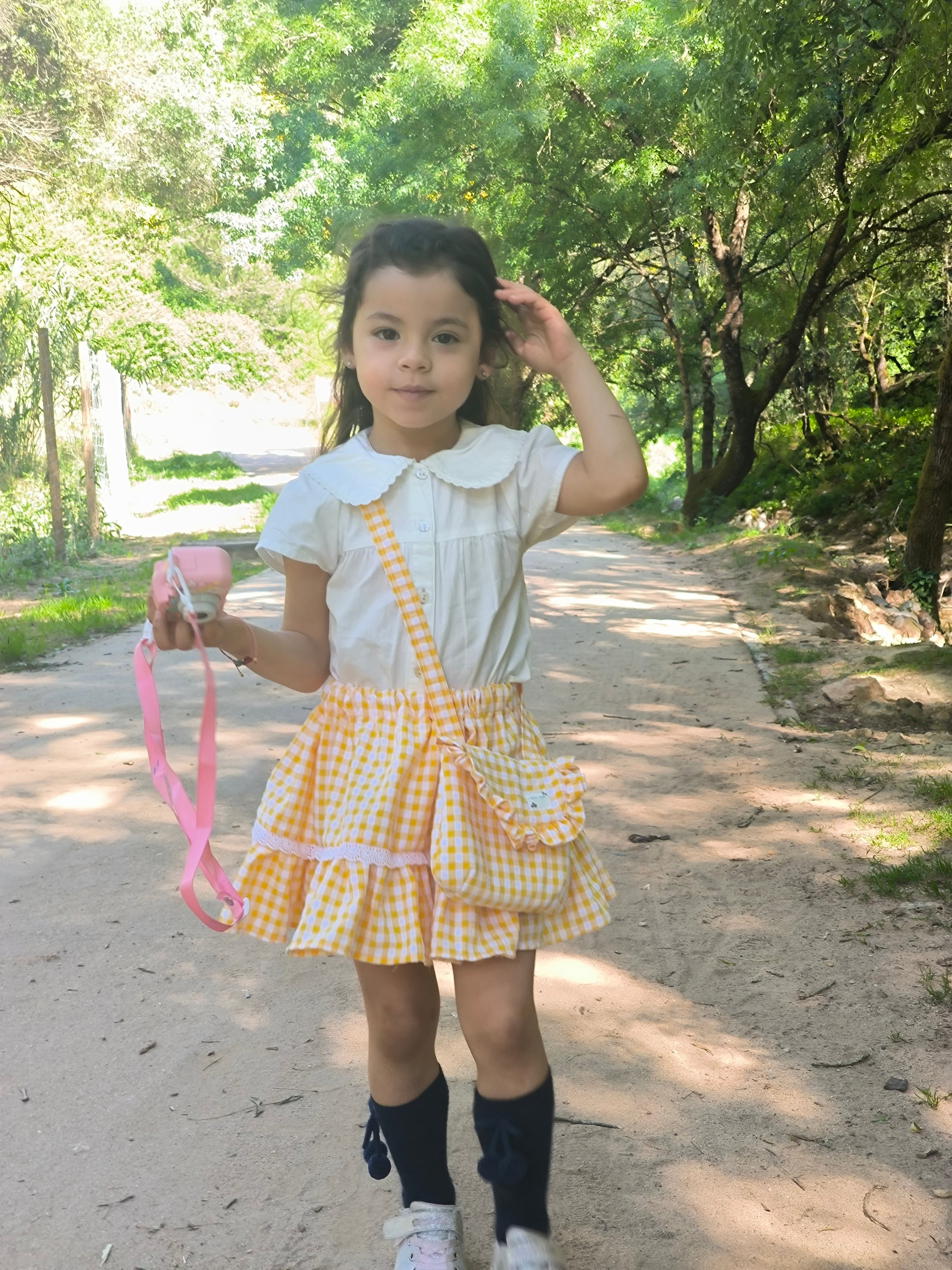 Conjunto Filha - Saia + Mini Bag