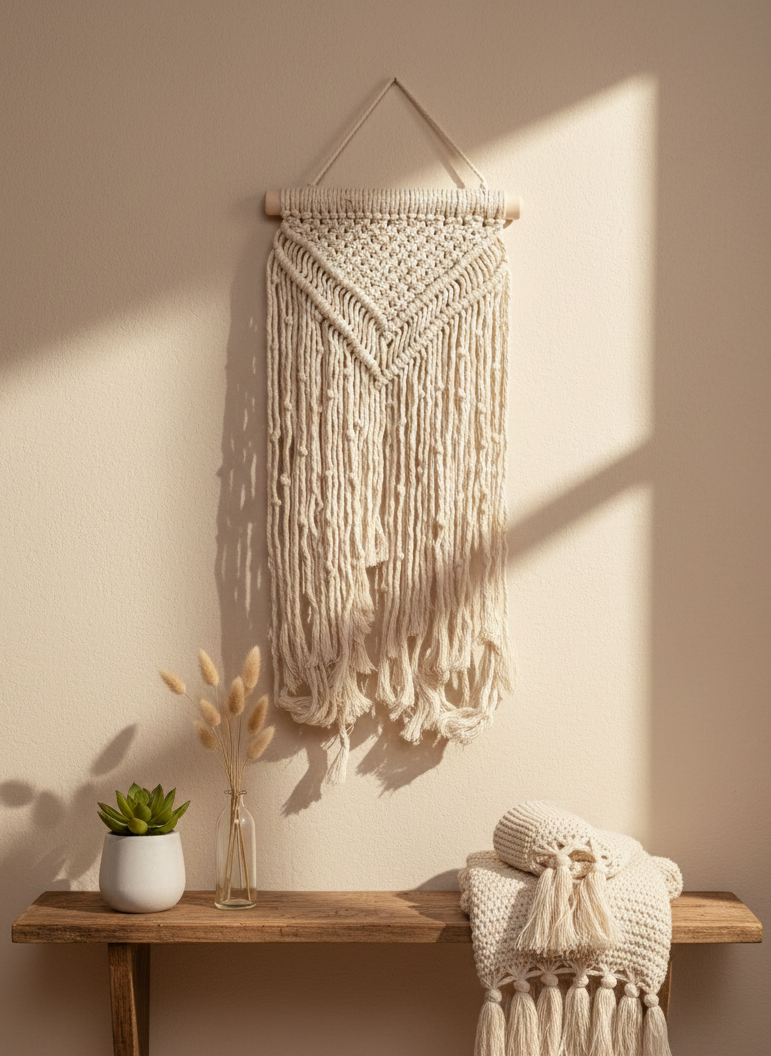 WW&K | Painel de Macramé Boho