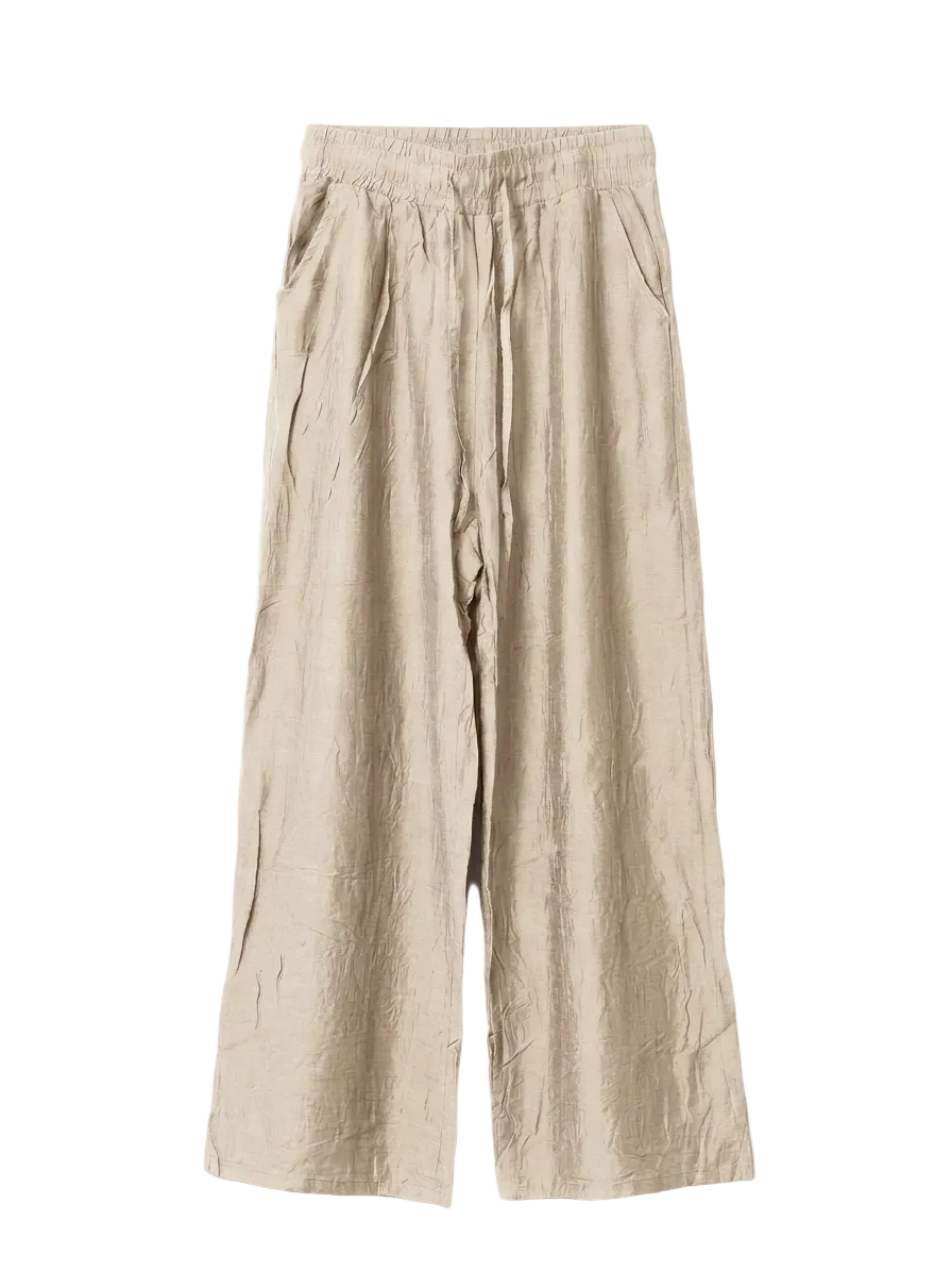 WW&K| Calças Buganvília Creme