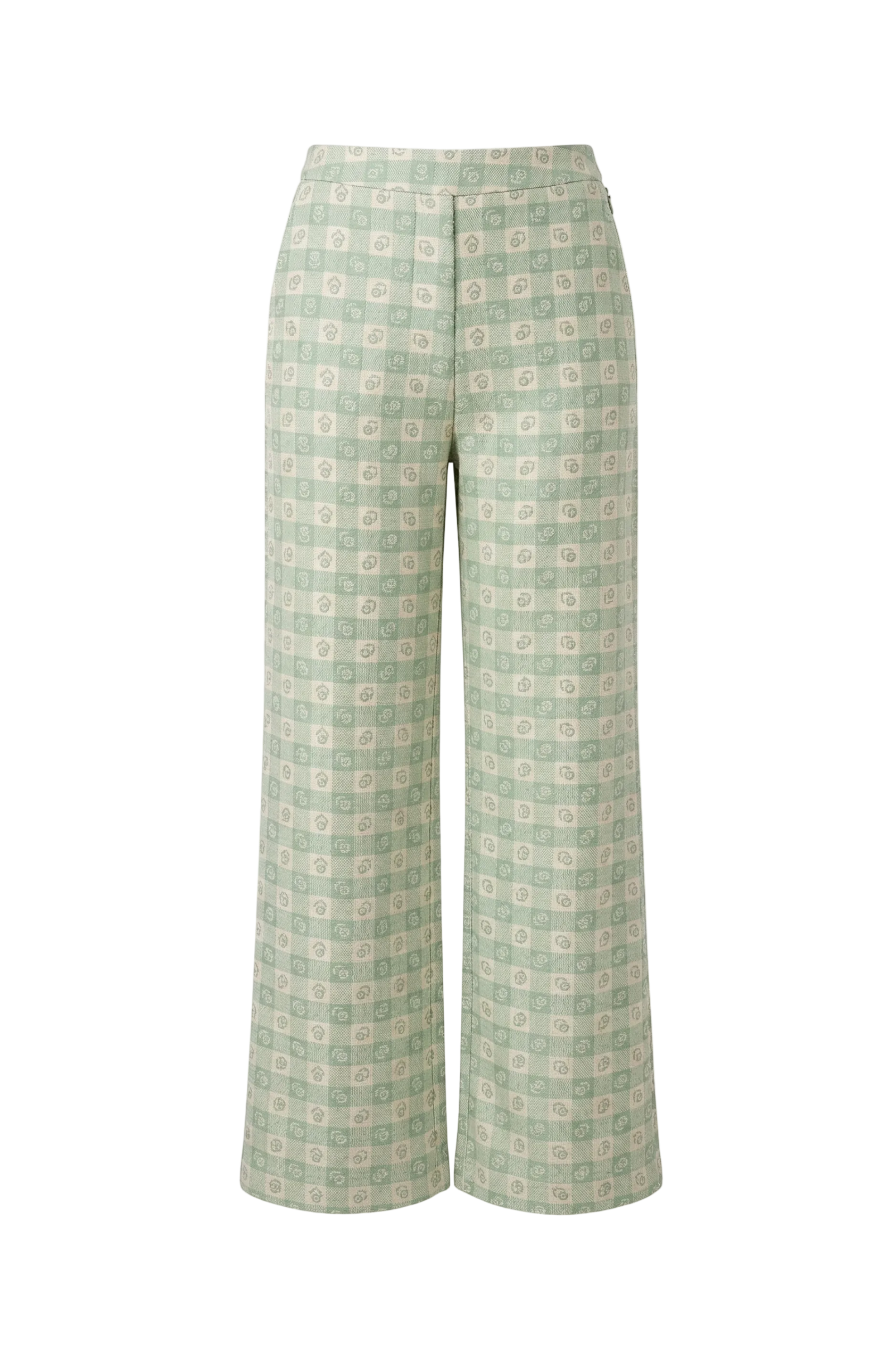 WW&K | Calças Crisântemo Verde-Menta