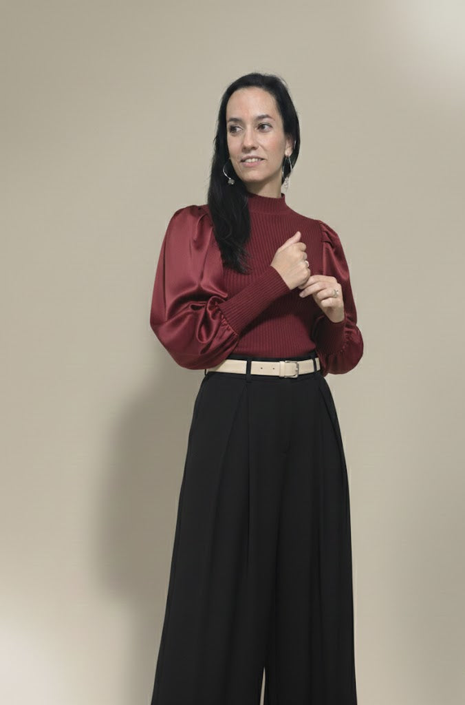 WW&K | Calças "Mulan II " pretas 1 