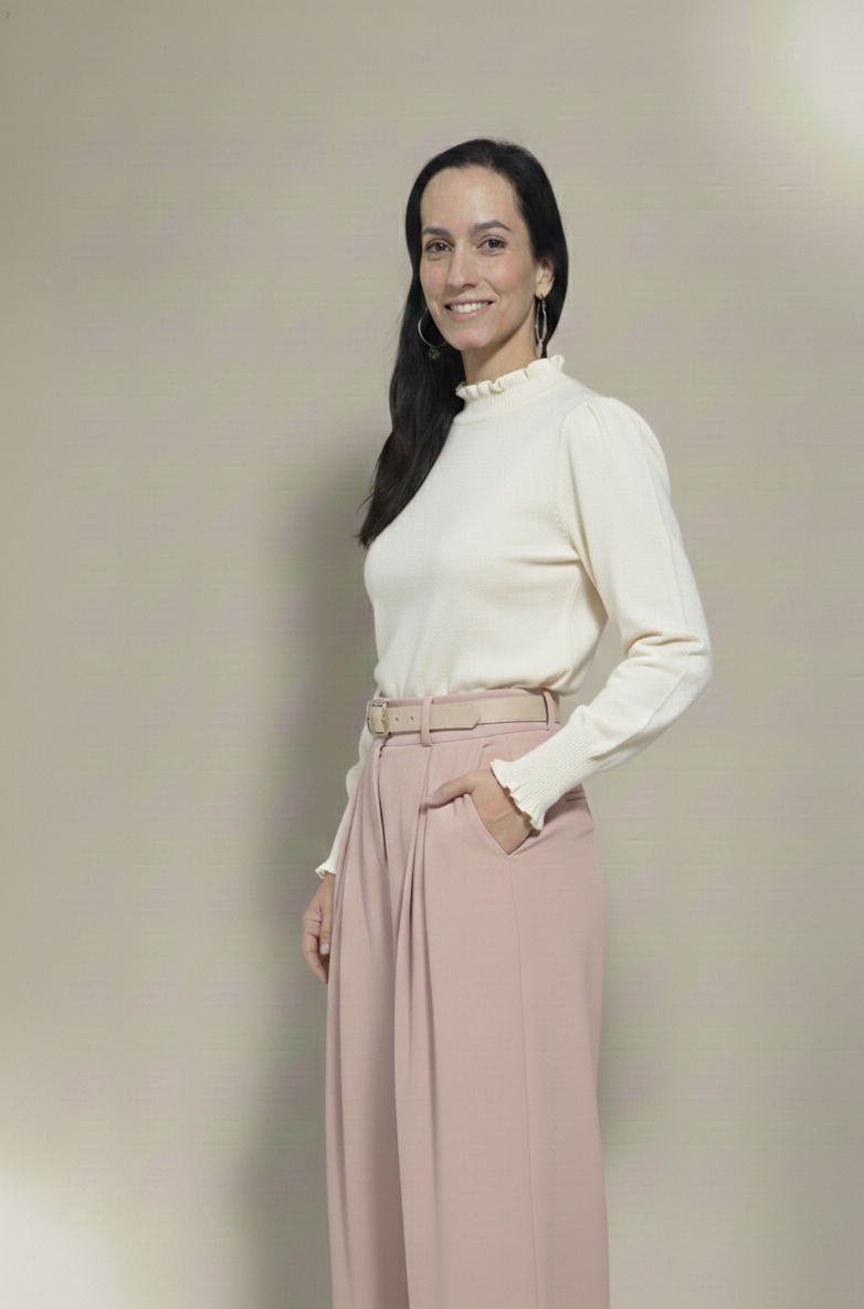 WW&K | Calças "Mulan II " rosa velho 1 