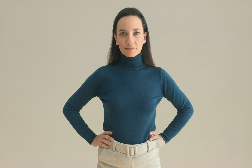 WW&K | Camisola "Ariel" Azul Petróleo 