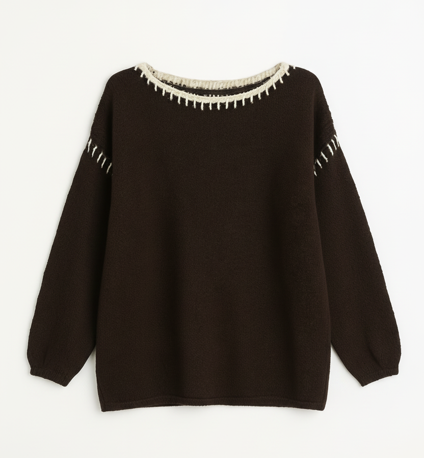 WW&K | Camisola "Sarabi" castanha