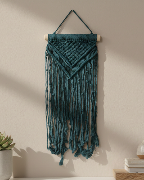 WW&K | Painel macramé Azul