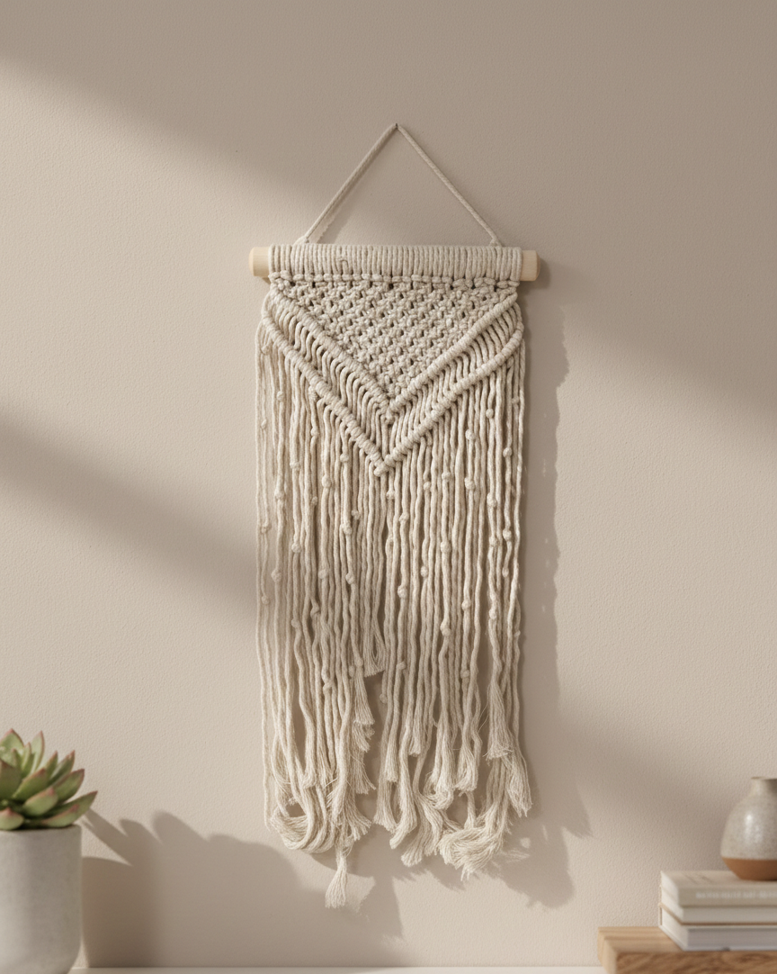 WW&K | Painel macramé Bege