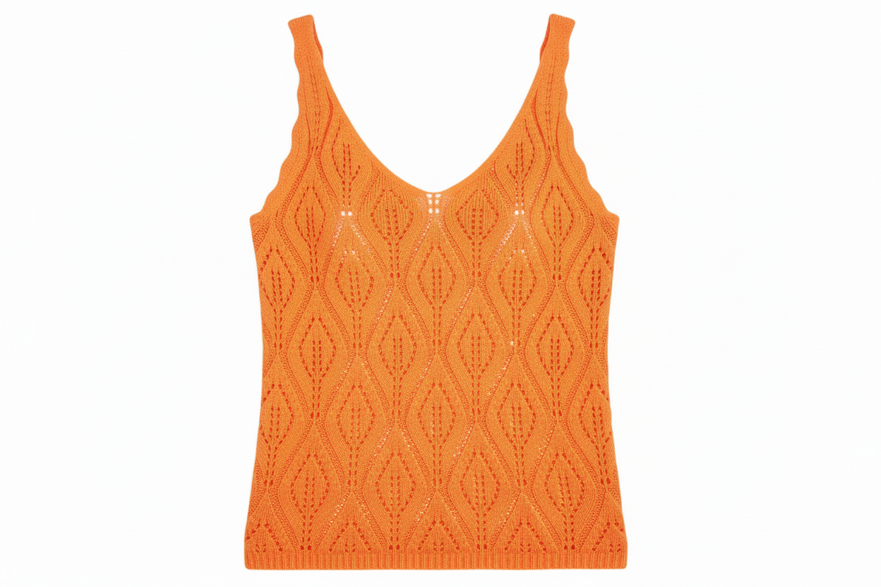 WW&K | Top Lirio laranja