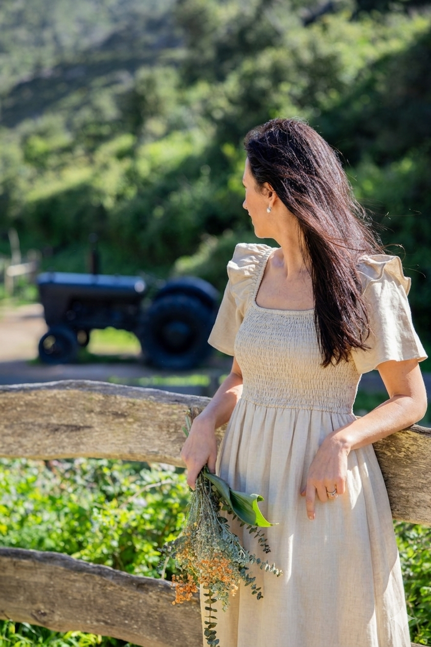 WW&K | Vestido Camélia Bege