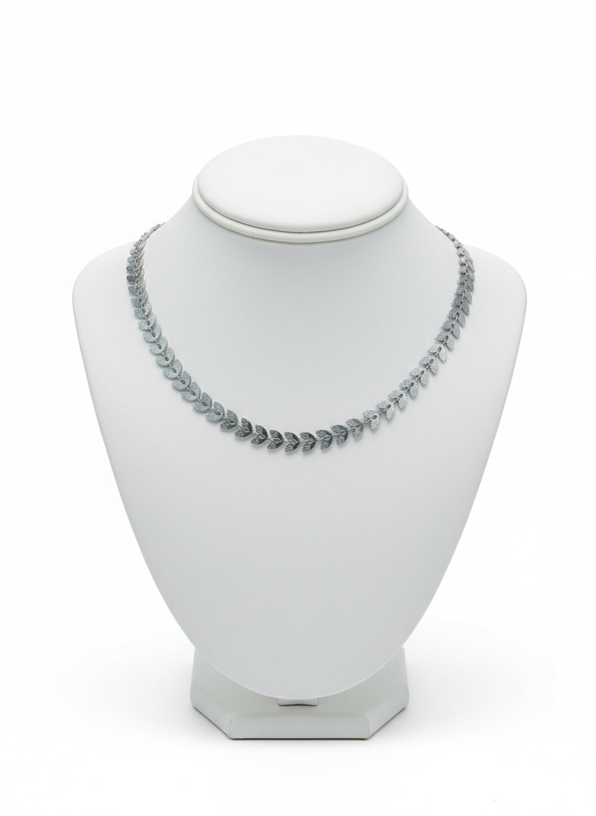 WW&K | Colar Folha de Prata