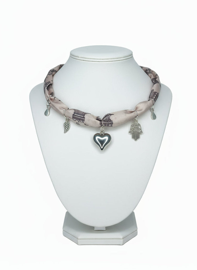 WW&K | Lenço rosa "Esmeralda" 