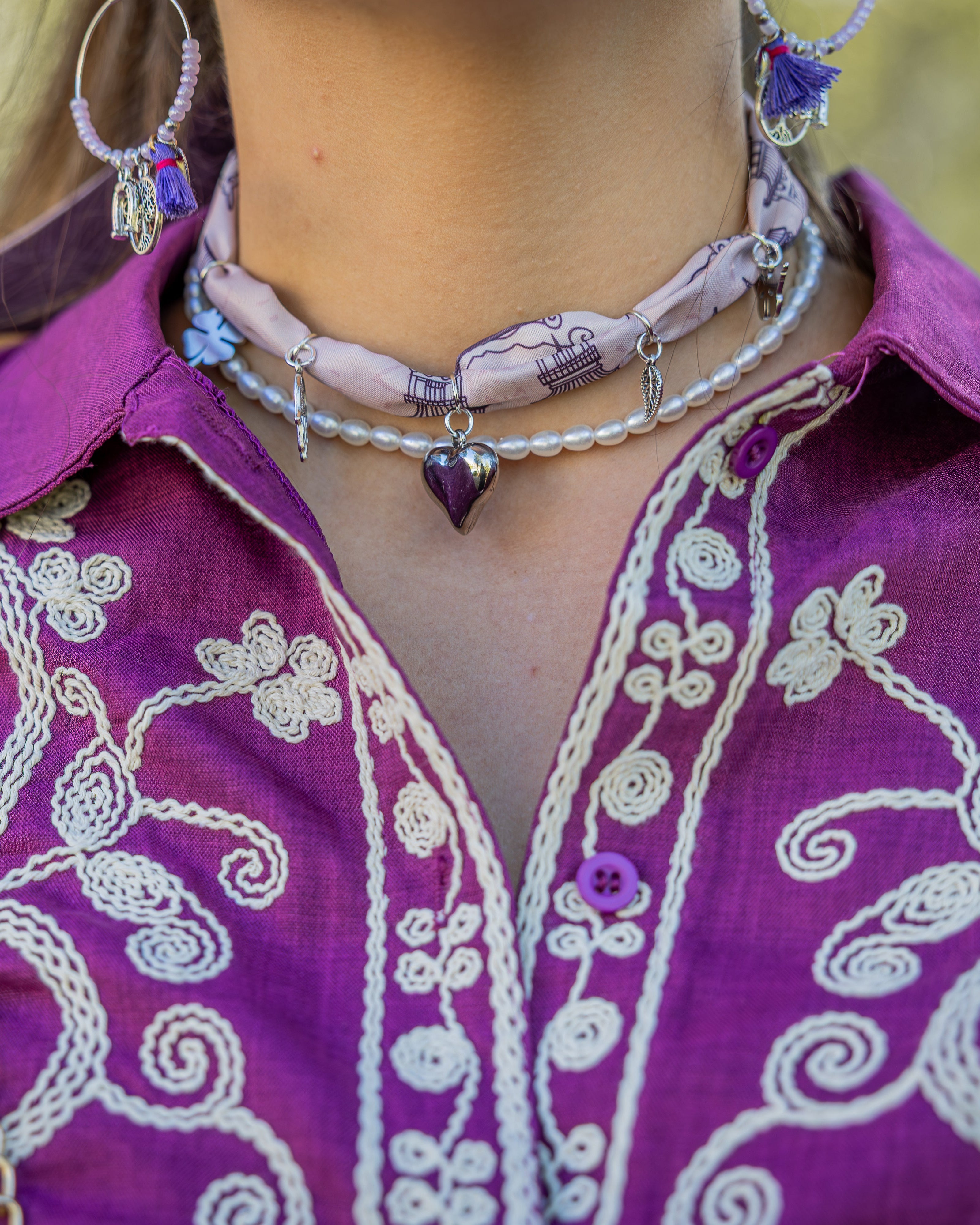 WW&K | Look "Jasmine" colar.