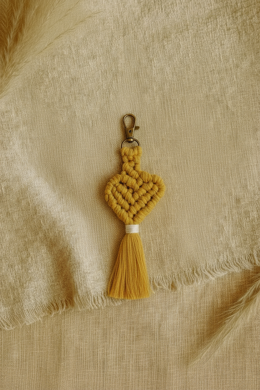 WW&K | Porta-chaves amarelo