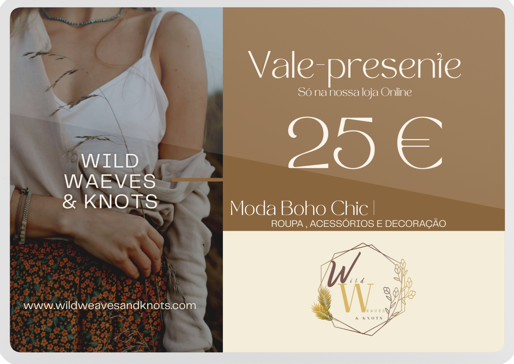 Cartão Presente25 ww&k